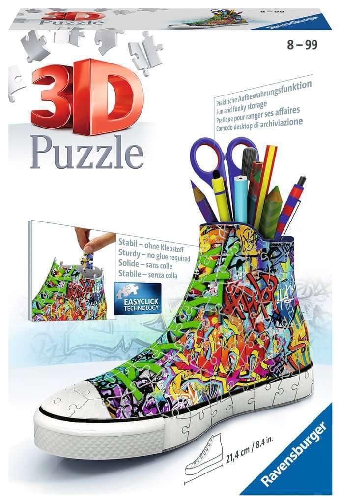 Ravensburger Graffiti Sneakers 108pc 3d Jigsaw Puzzle