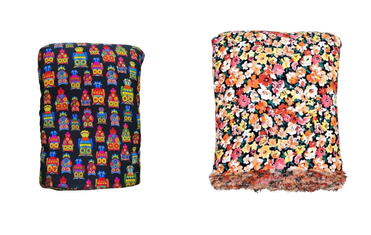 GenericLILABA Crepe Printed Multi-purpose Fabric (F-Lilaba-232)