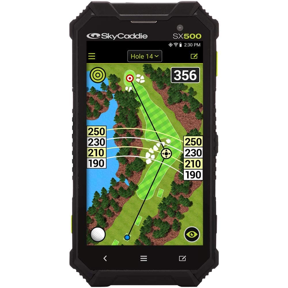 SkyCaddie SX500, Handheld Golf GPS, Black