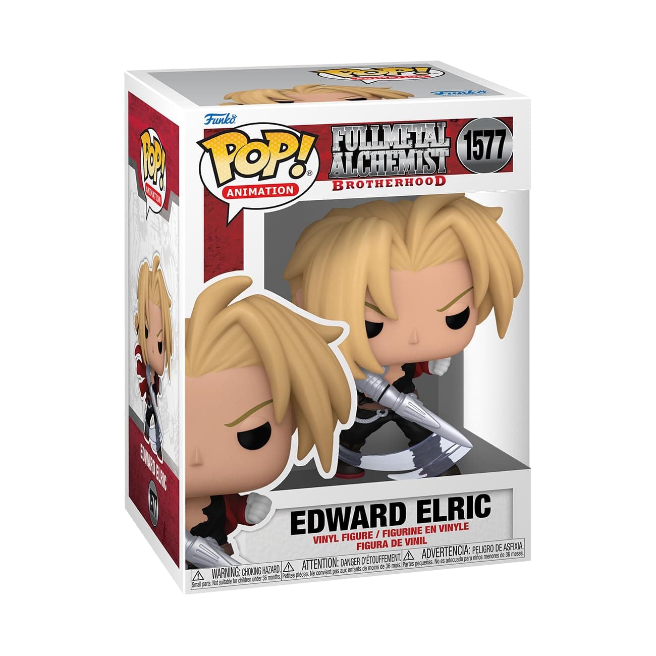 Pop! Animation: FMA: B - E Edward Elric With Blade - Full Metal Alchemist - Collectable Vinyl Figure - Gift Idea - Official Merchandise - Toys for Kids & Adults - Anime Fans