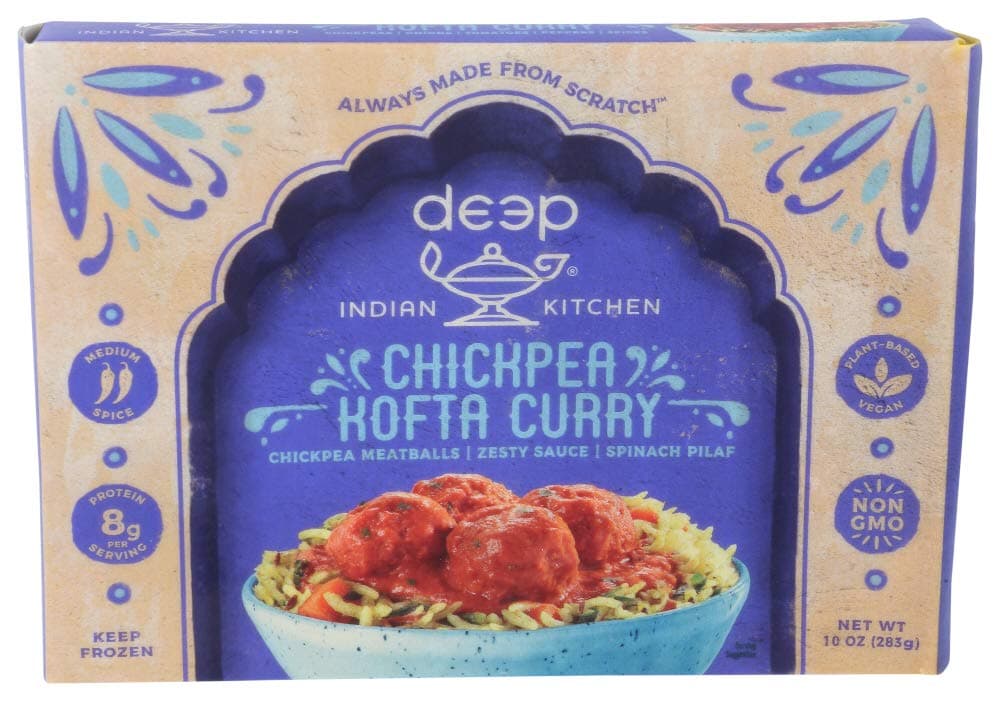 Kofta Curry With Channa Masala Spinach Basmat Rice, 10 Ounce