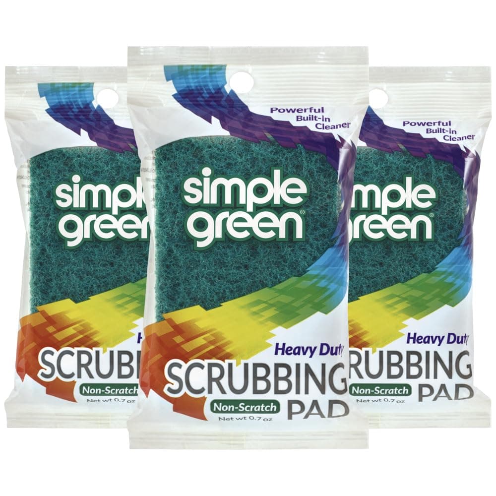 Simple GreenHeavy Duty Scrubbing Pad 3PK
