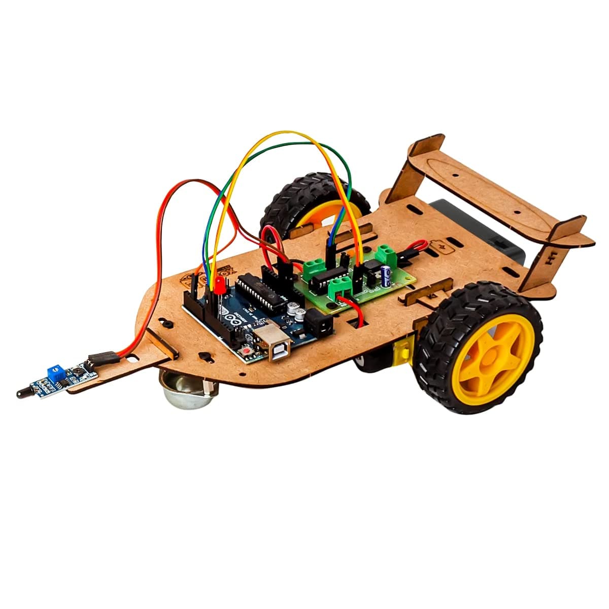 Sparklebox DIY Fire Detection Robotics Kit | Ideal for Age 10 Years and Above | Hands on Learning Activity. Modular Electronic Circuits | Compatible with Arduino. - Purple