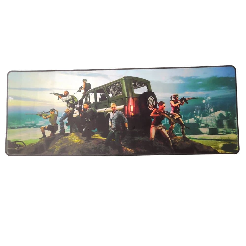 Gicon PUBG Mouse Pad GamingExtended Gaming Mouse Mat with Stitched Edges Anti-Slip Rubber Base for Laptop Computer PC OW Mercy PLAYERUNKNOWN’S Battlegrounds (PUBG02)