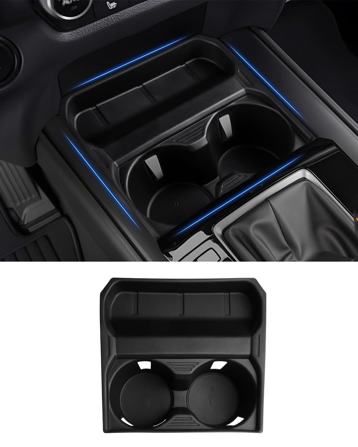 Autorder Center Console Cup Holder Insert for 2023 2024 2025 Mazda CX-50 CX50 Interior Accessories Water Cup Holder