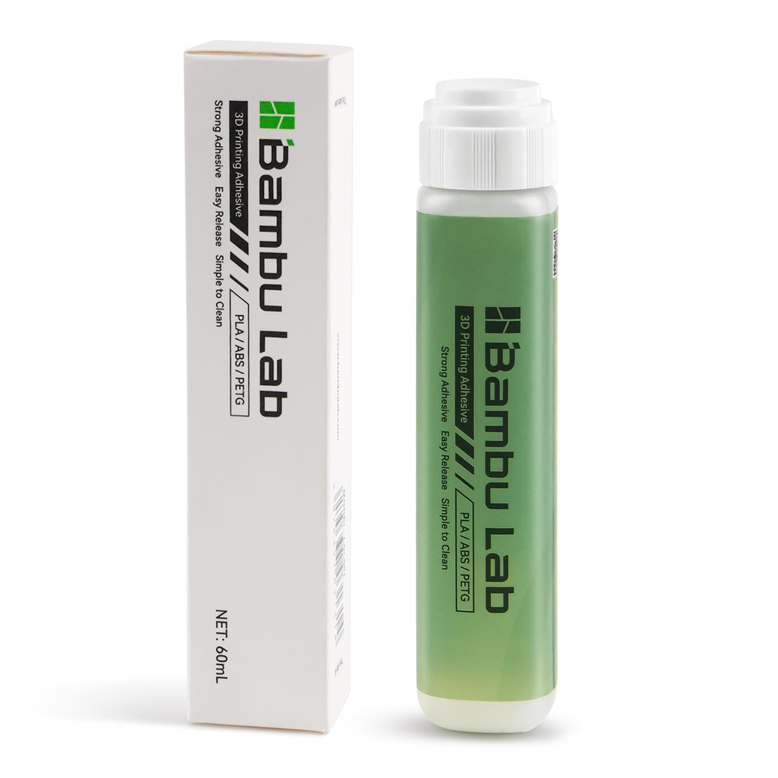 Bamboo Lab 3D Printer Bed Adhesive,3D Print Glue for Hot Bed,Avoid Warping for Printing ABS,PLA,PETG,TPU on Various Build Plate with Stronger Adhesion,No Residue, Durable than Glue Stick-60ml