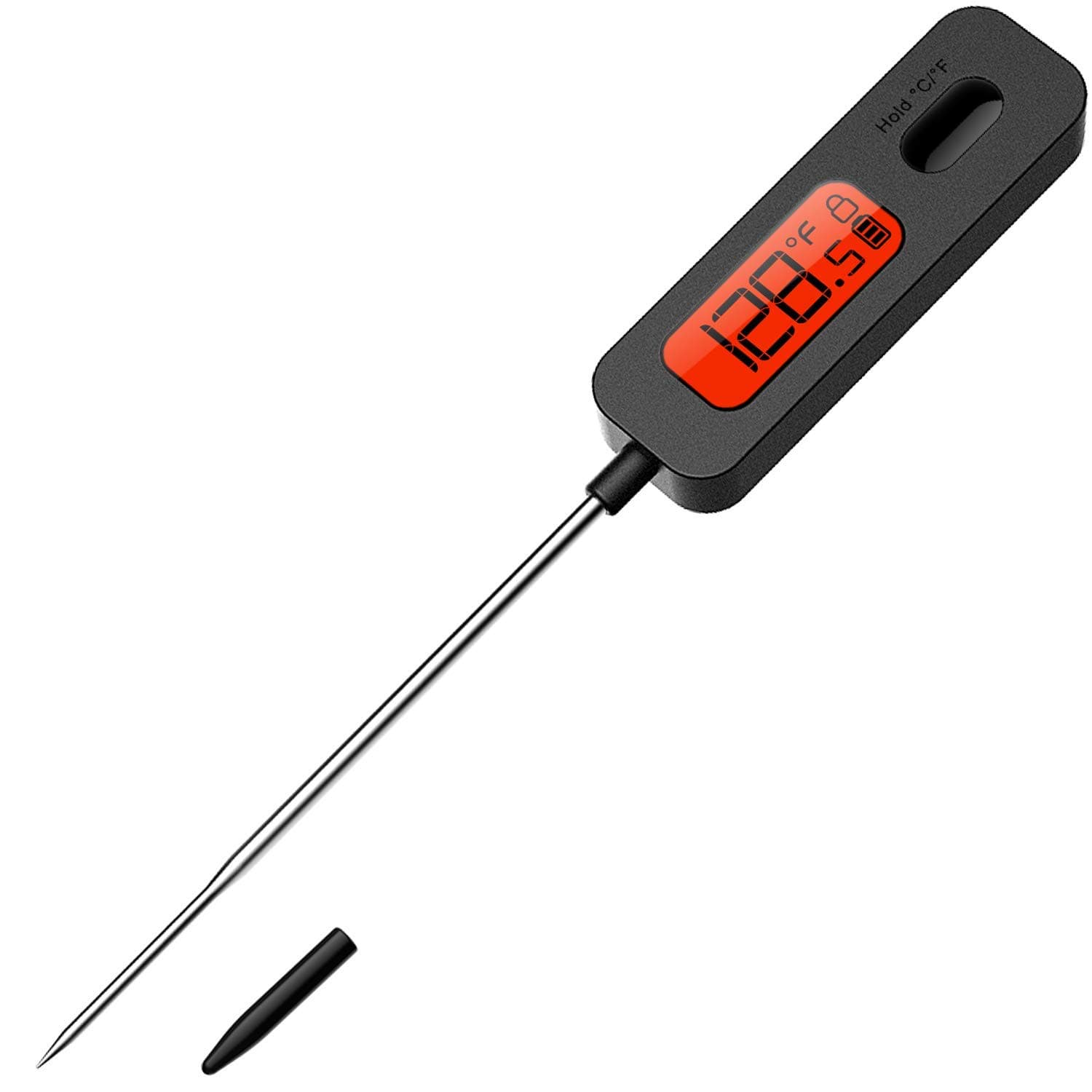 Meat Thermometer, Digital Cooking Instant Read with Long Probe for BBQ, Grill, Milk,Turkey,Candy