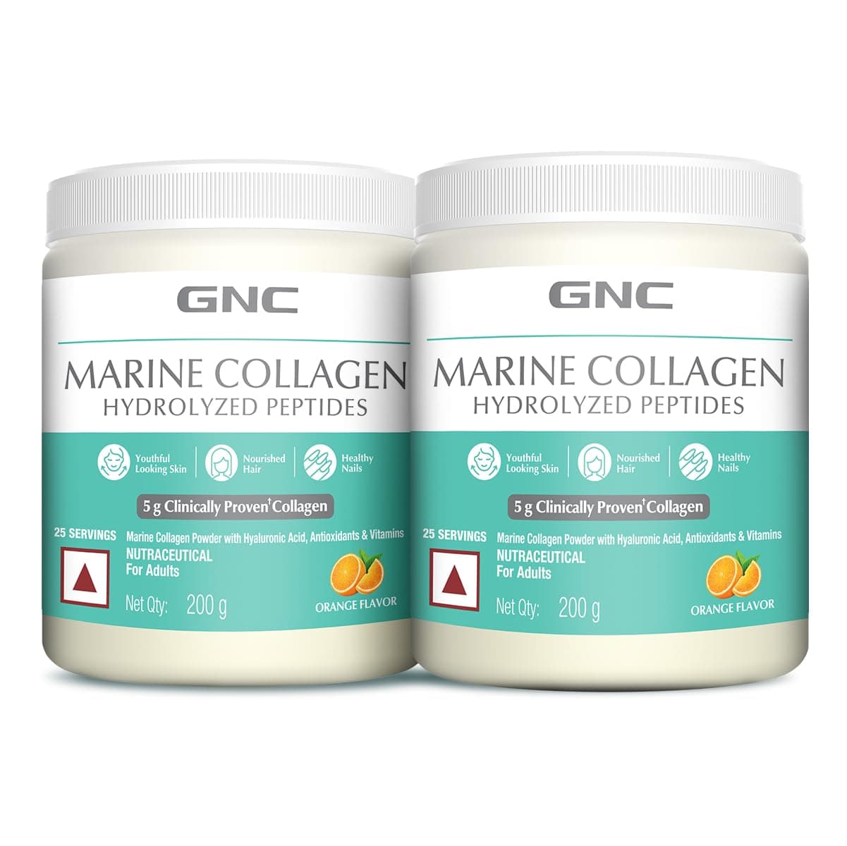 Marine Collagen|200 Gm|Type 1 & Type 3 Collagen|Hydrolyzed Peptides |Hyaluronic Acid|Biotin |Vitamin C &E |Grape Seed Extract |Rosemary Extract |For Radiant & Youthful Skin,2 count,200 grams