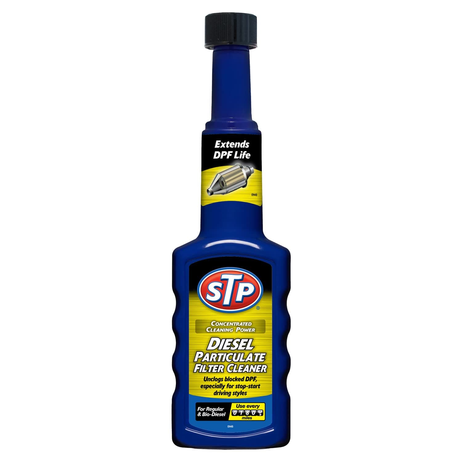 STP Diesel Particulate Filter Cleaner 200 ml, Cleans and Protects Your Filter by Removing Soot in One Treatment, Restores Power and Acceleration, Mechanical Car Cleaning Products, Made in the UK