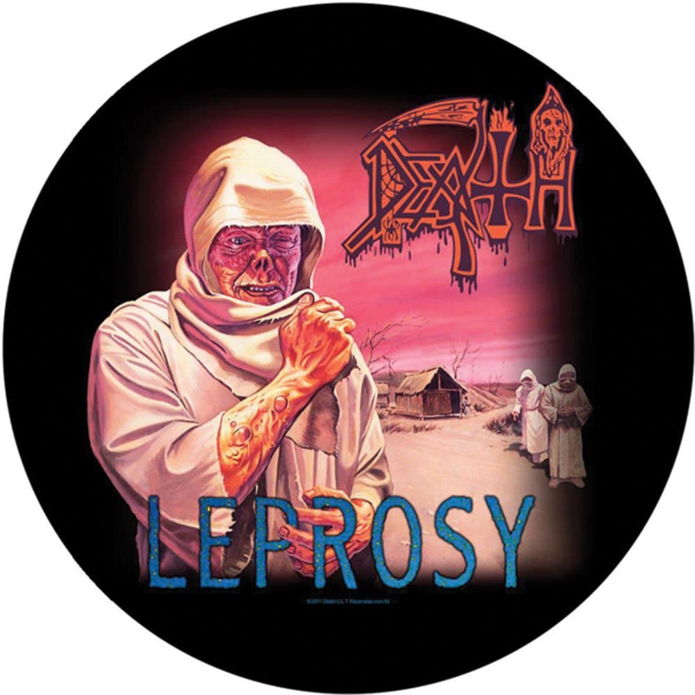 DEATHDeath Men's Leprosy Back Patch Black
