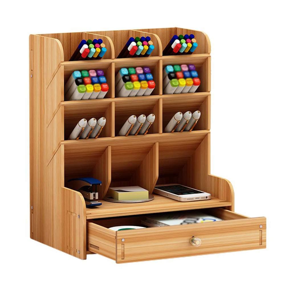 Wooden Desk Organiser