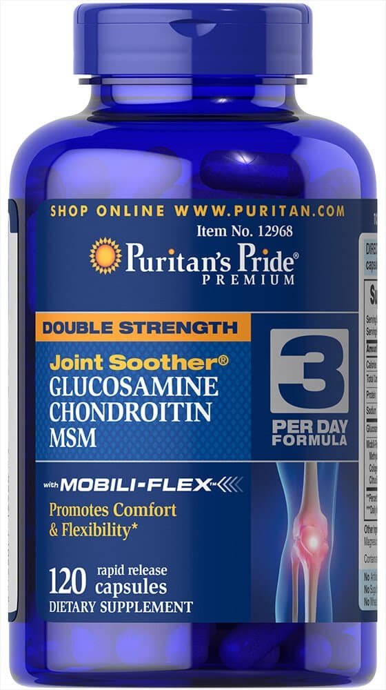 Glucosamine, Chondroitin & MSM-3 Per Day Formula