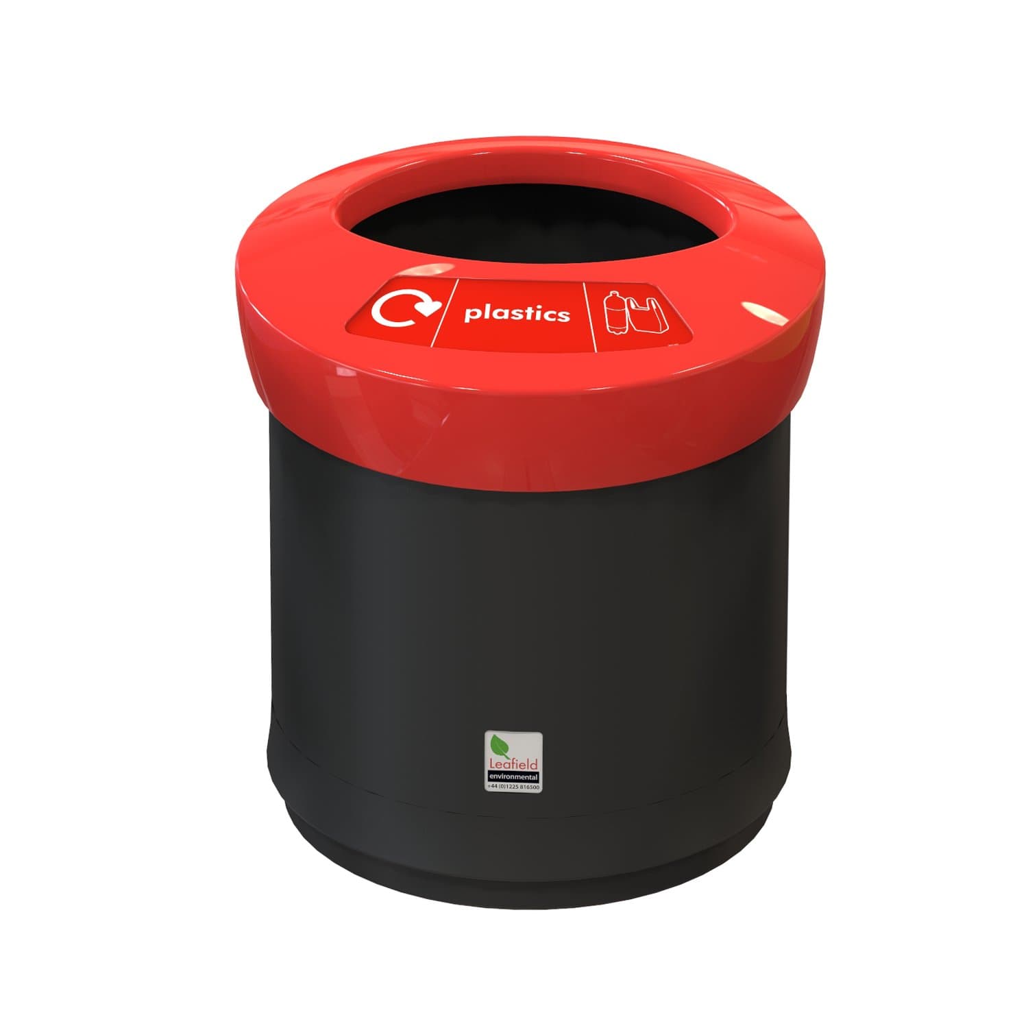EcoAce Internal Recycling Bin 41 Litre Red Plastics
