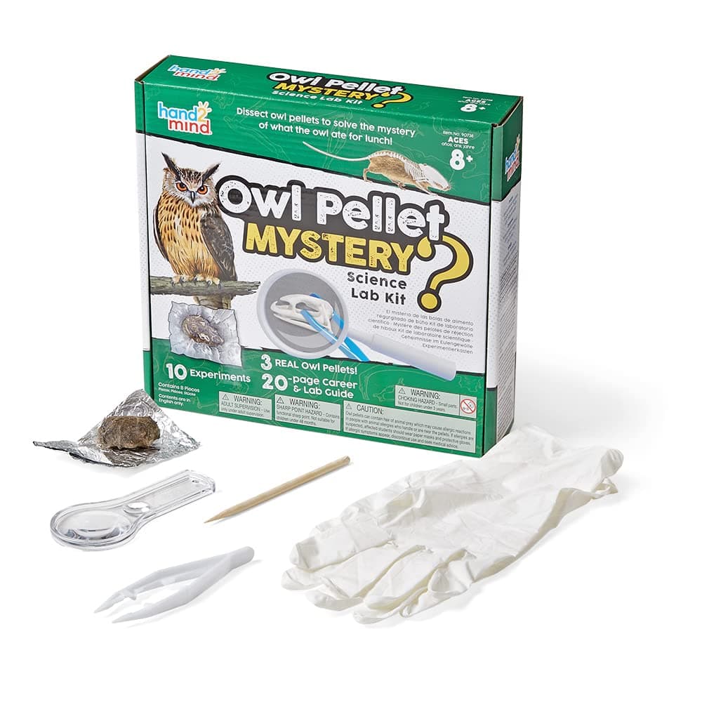 hand2mind 90738 OWL Pellet Mystery Science LAB KIT, Bones