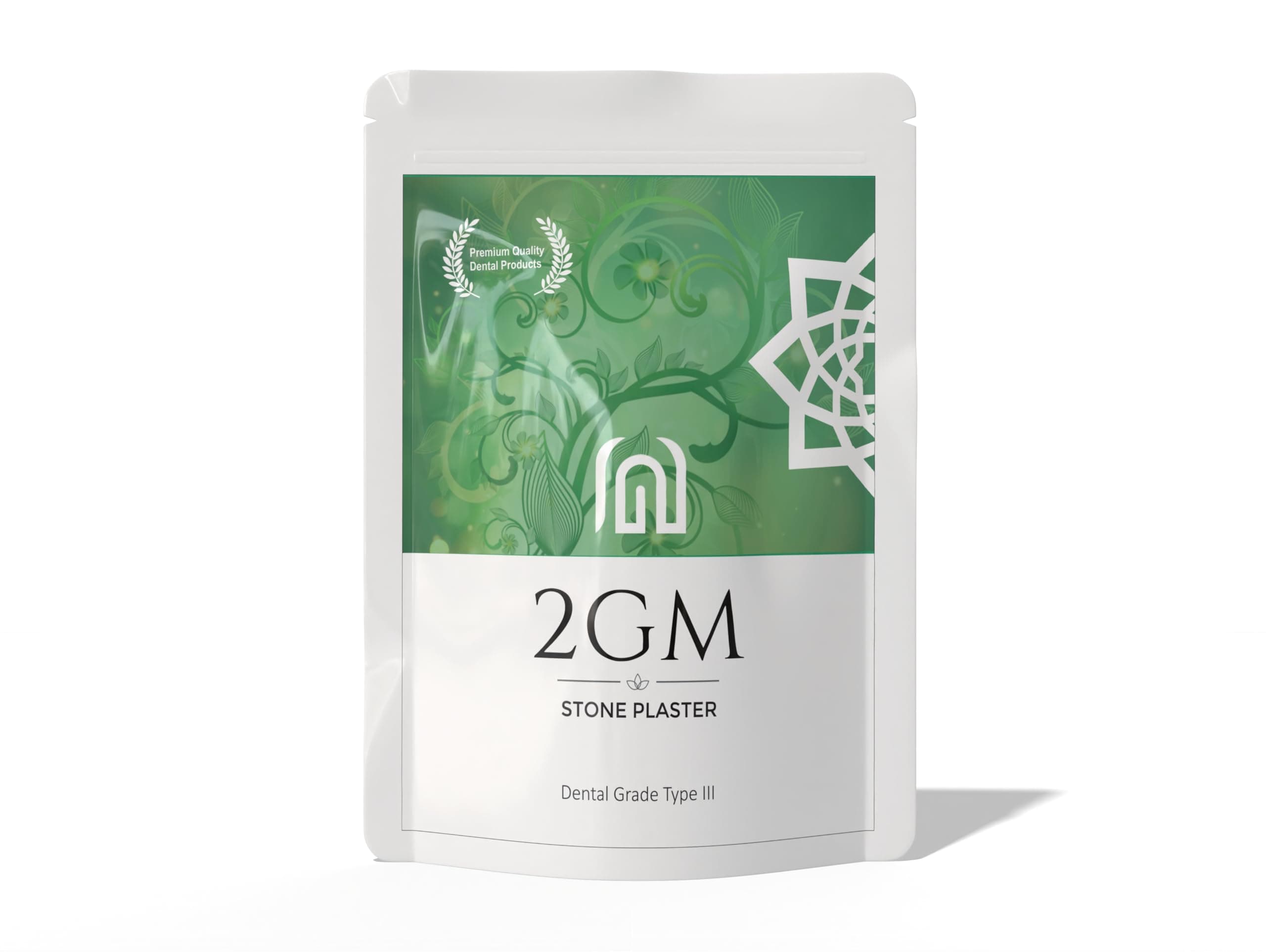 2GM Dental Stone Powder for Prosthetic Teeth Making, Used for Study, Casting Models & Dentist Laboratory Operations, Idols Leg/Hand Casting, Gypsum Powders, Type III, Pack of 1 (1 Kg) (Green)