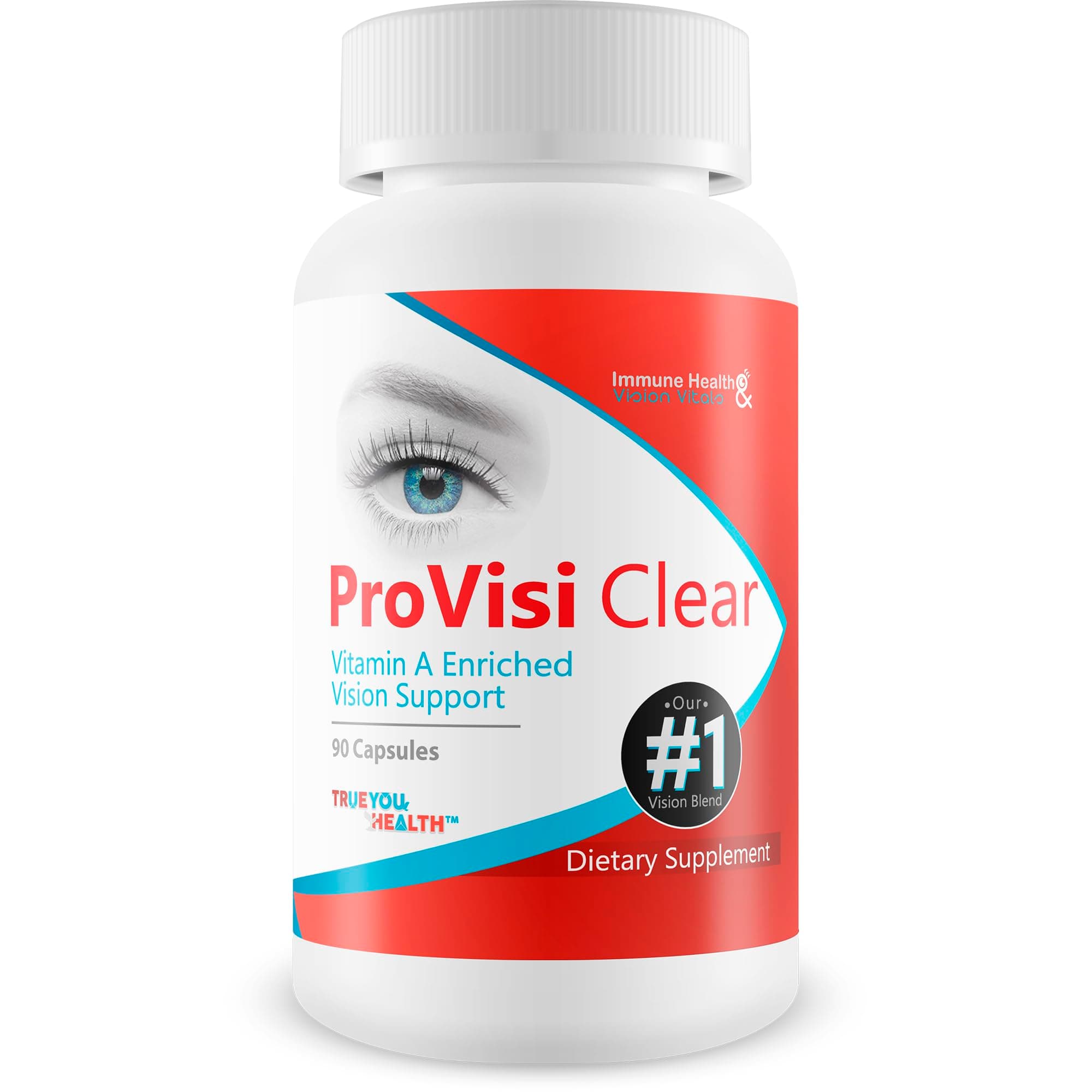 Pro VisiClear For Eyes - Vitamin A Enriched Vision Support - Vitamin Based Support To Support Vision Naturally - Natural Antioxidant Pro Visi Clear Pill Enhanced With Premium Ingredients