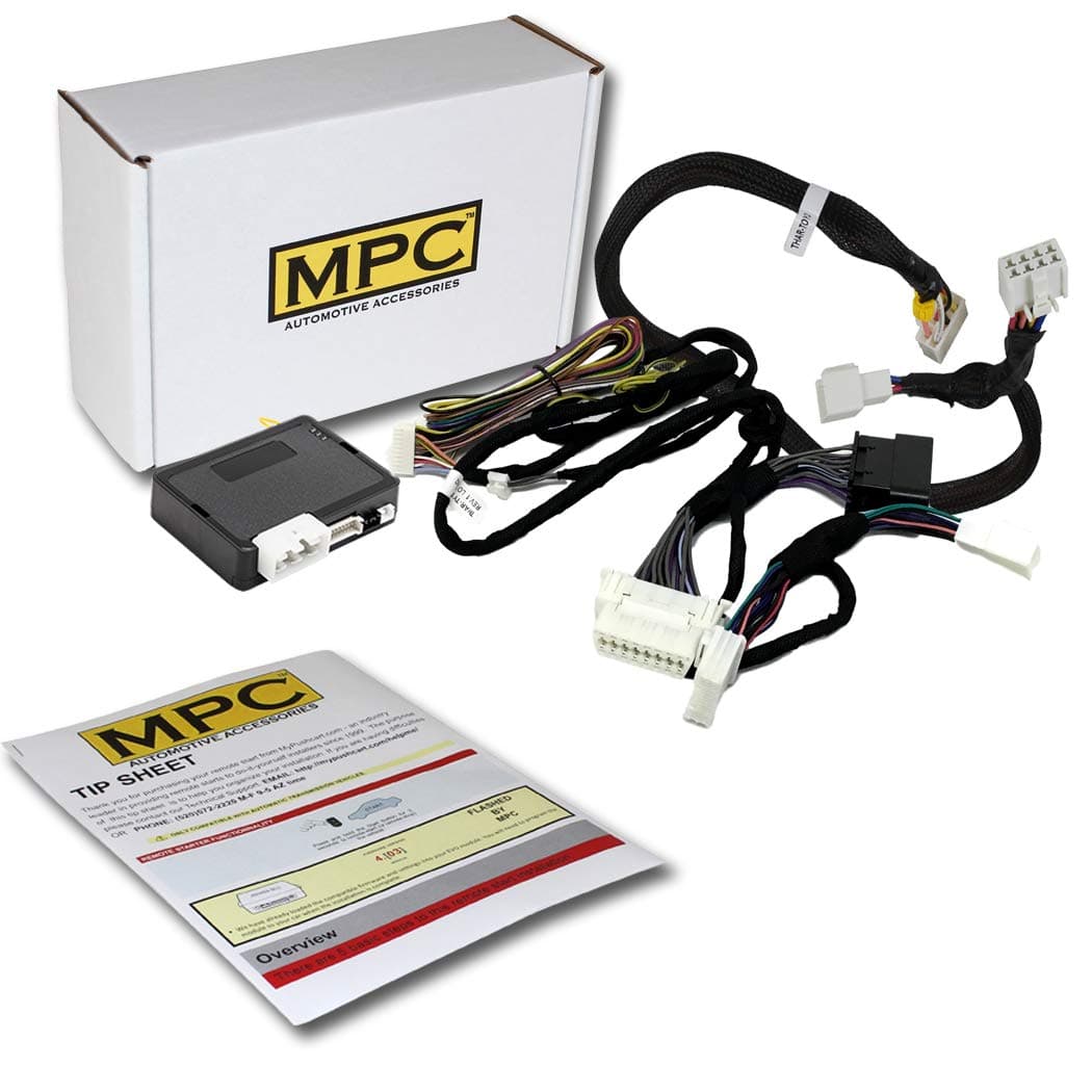 MPC Factory Remote Activated Remote Start Kit for 2018-2021 Toyota Tundra - H-Key - with T-Harness - Firmware Preloaded