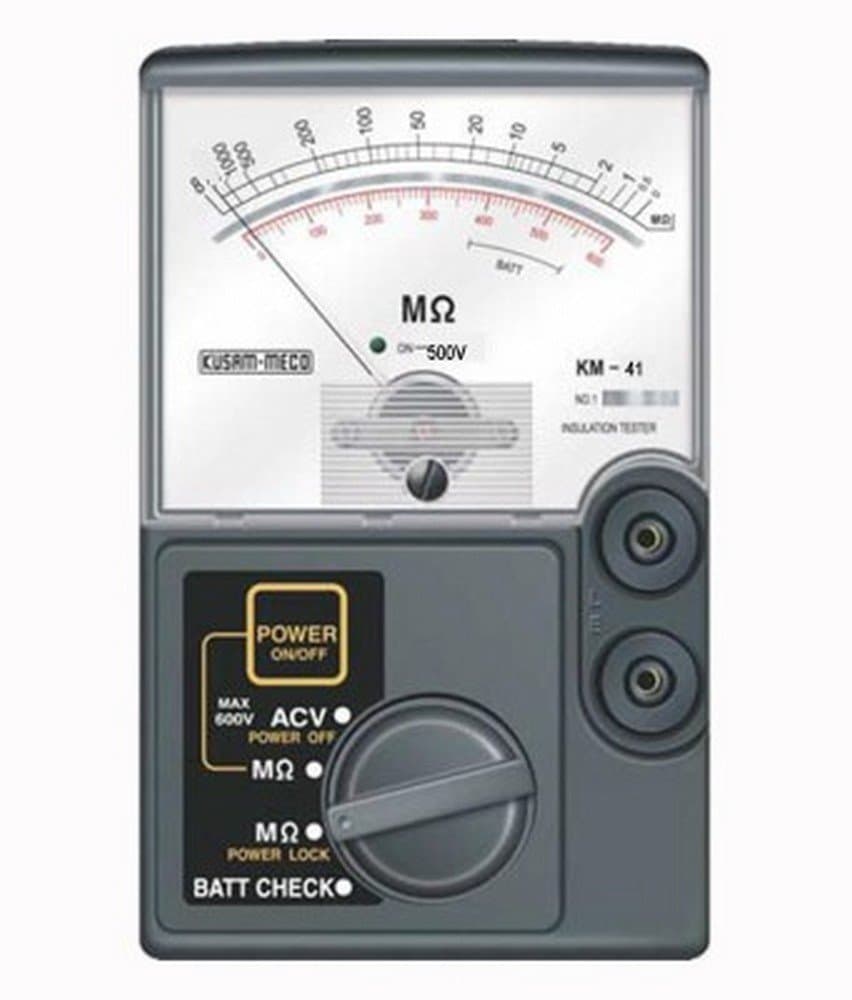 Kusam Meco KM-41 Analog Insulation Resistance Tester