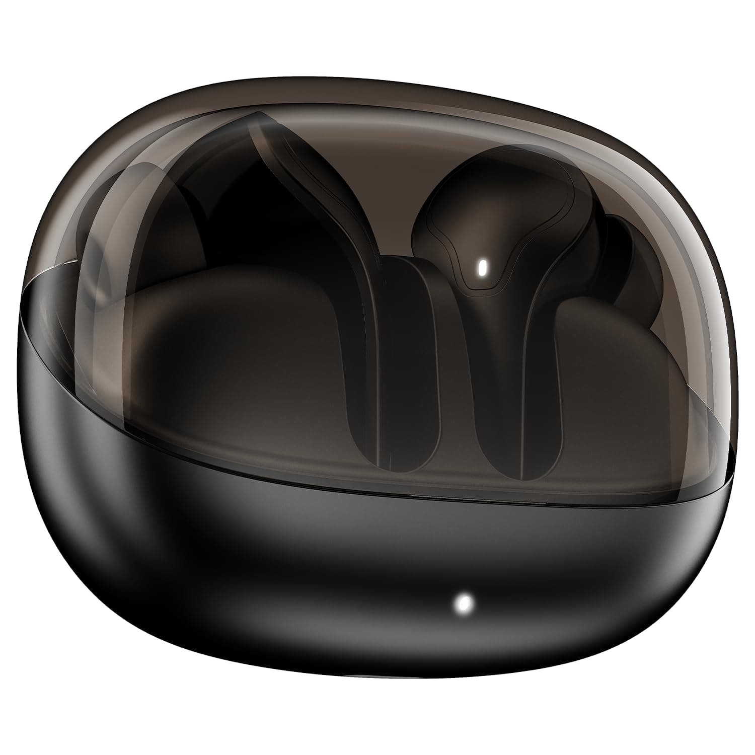 Boat Airdopes Plus 311, Glass Design, ENx Tech, Fast Charge, 50 Hrs Battery, Stream Ad Free Music via App Support Bluetooth Earbuds, TWS Ear Buds Wireless Earphones with mic (Charcoal Black)