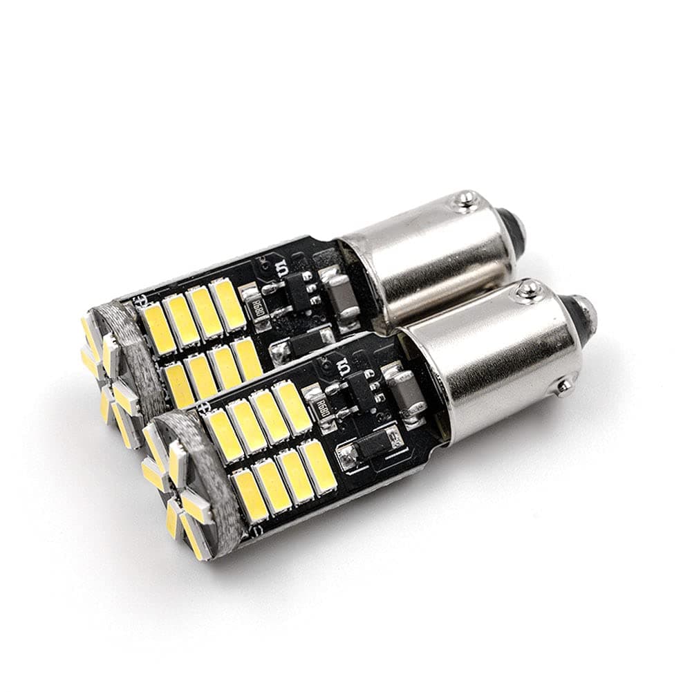 2pcs White LED Back Up Lights for Volvo S60 II 2010-2018 Reverse Bulb Replaces Orginal Bulb H21W BAY9S 64136 12356