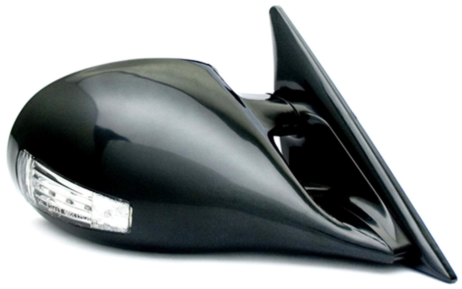 IPCW CML-90AD Black M3 Style Manual Side Mirror with LED Turn Signal - Pair