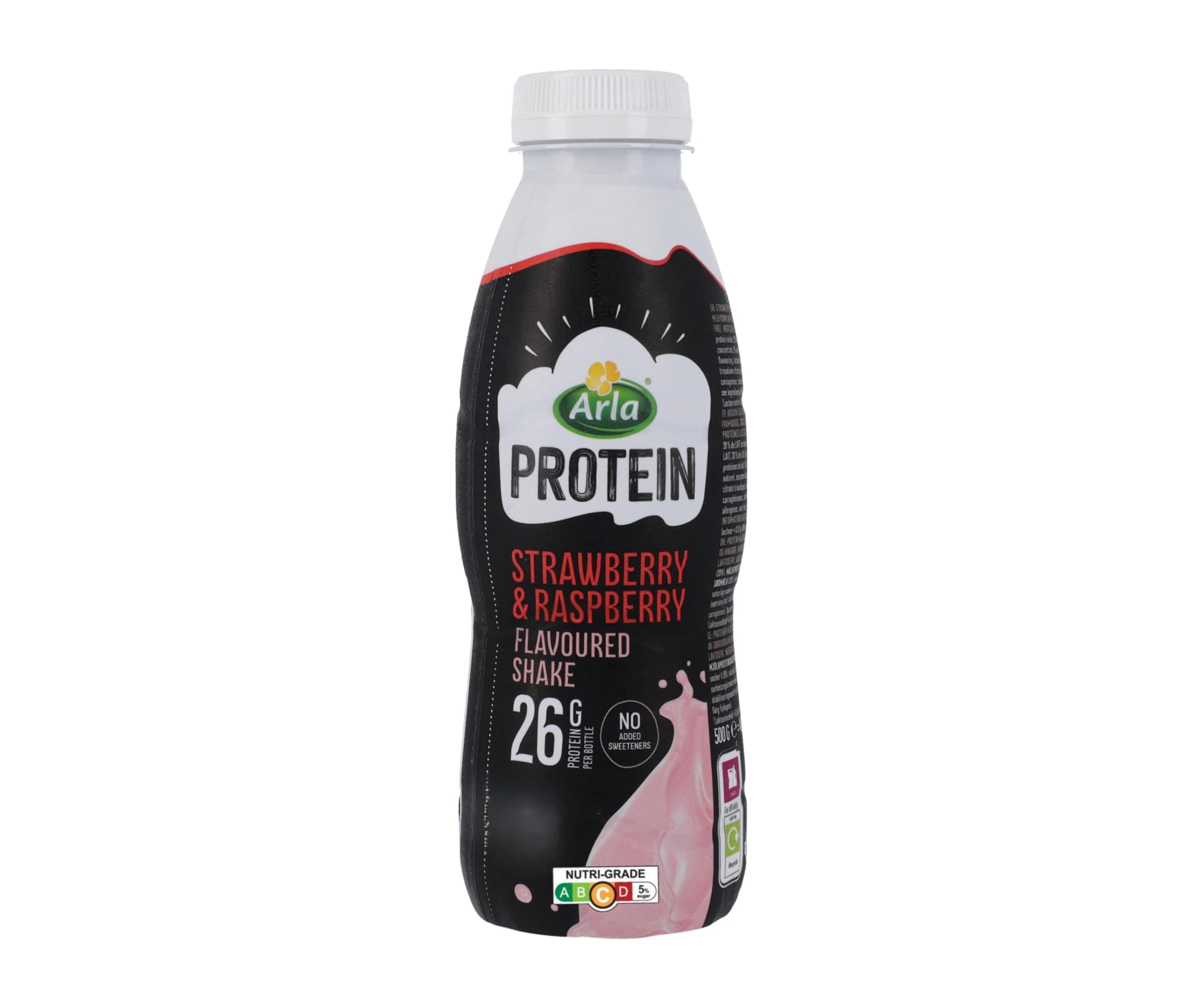 Arla Protein Drink Strawberry Raspberry Flavour, 480 ml