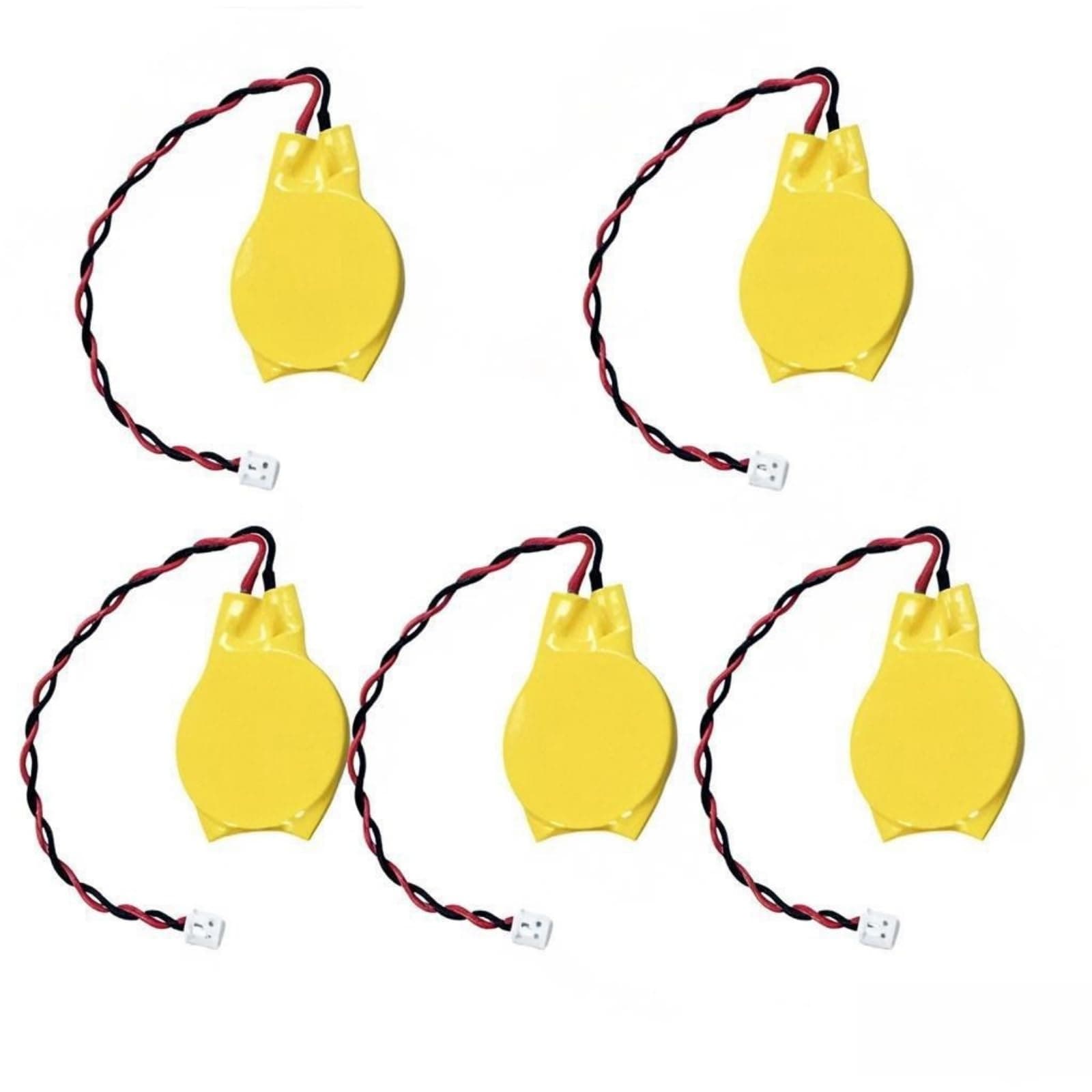 3V 2032 CMOS Battery with Wire Leads and MOLEX Connector 5PACK