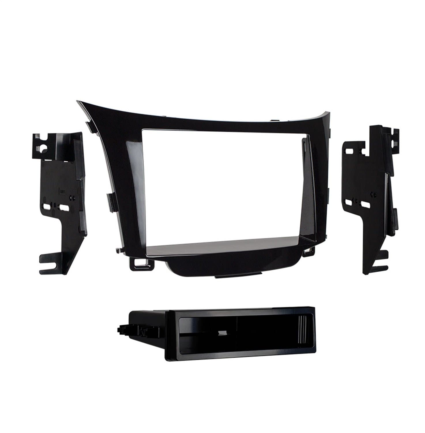 Metra 99-7357HG Single DIN Installation Dash Kit for 2013-Up Hyundai Elantra GT (High Gloss Black)