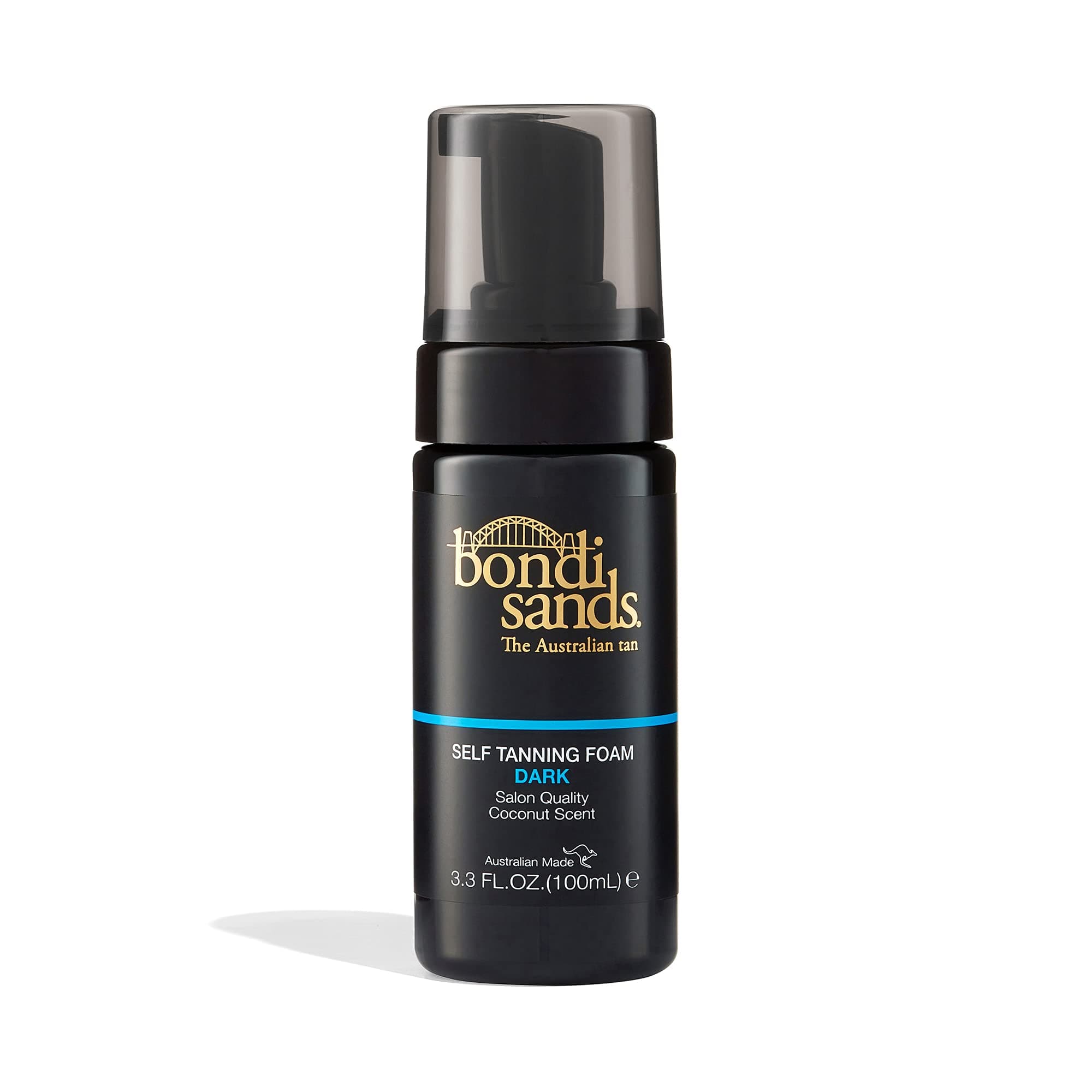 Bondi Sands Dark Self-Tanning Foam | Lightweight, Buildable Formula Gives a Deep Bronzed Glow for a Flawless Finish, Enriched with Aloe Vera, Vegan + Cruelty Free, Coconut Scent | 100 mL/3.3 Oz