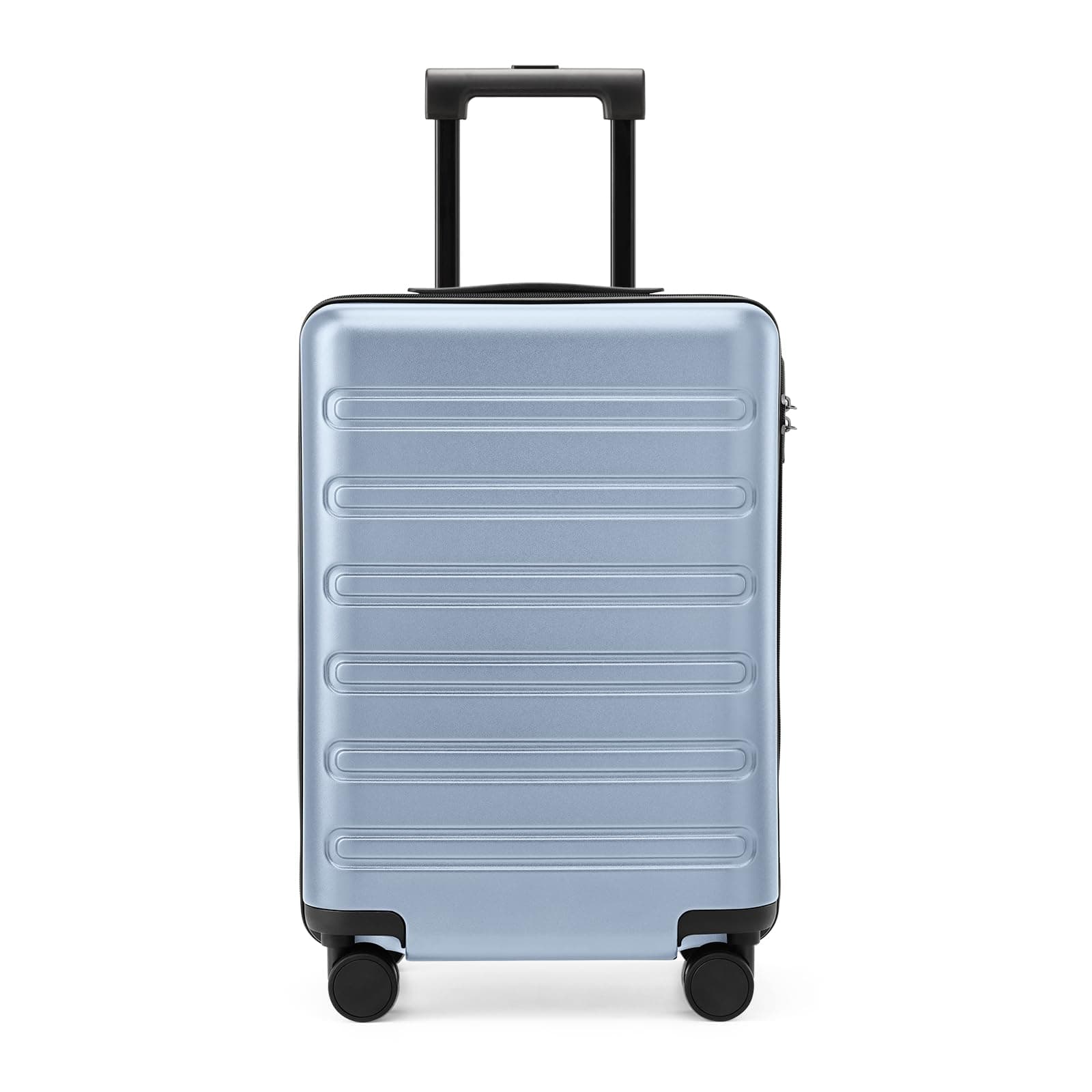 NINETYGO Medium Checked Luggage 24 Inch, Checking In Luggage with Smooth Spinner Wheels, Expandable, Hard Shell PC+ABS Suitcase, Lightweight Travel Luggage, TSA Approved (Blue, Andes)