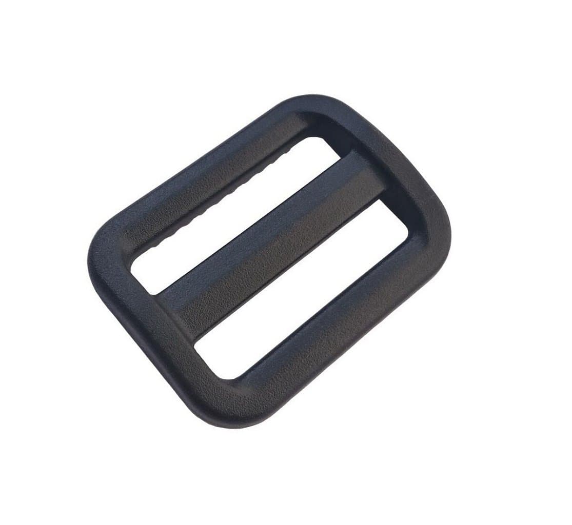 30 Pcs 1 Inch Plastic Slide Buckle Tri Glides Slides for Webbing, Clothing, Fasteners Strap and Backpack Bags