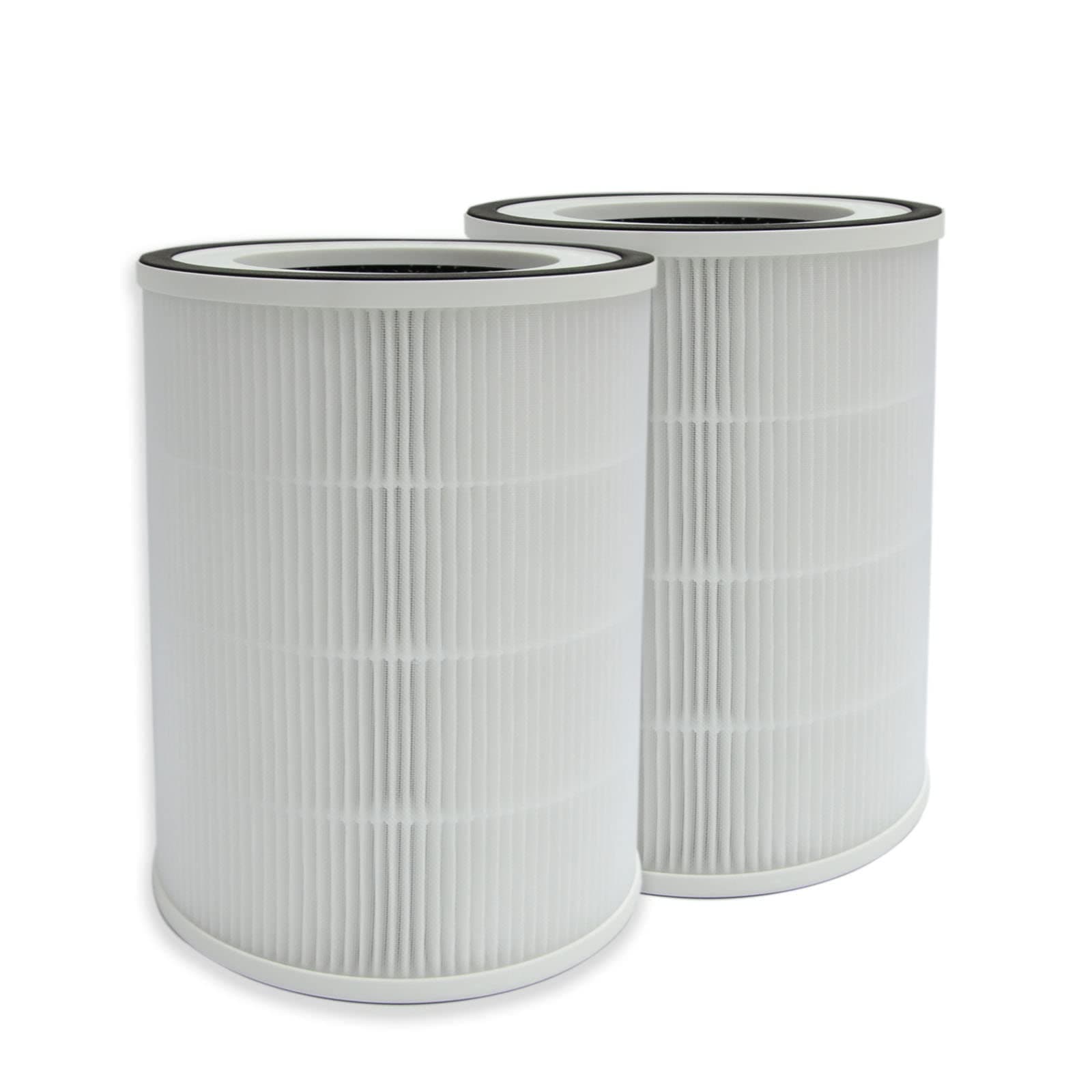 PUREBURG Replacement Filter Compatible with TCL Breeva A3 & A5 Air Purifiers,2-Pack H13 HEPA 4-Stage Filtration Activated carbon Air Clean Dust VOs Odor