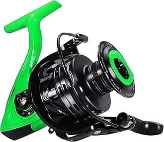 SougayilangFishing Reel, 5.2:1 High Speed Spinning Reel, Lightweight 11+1BB Ultra Smooth for Saltwater or Freshwater ,1000-6000 Series