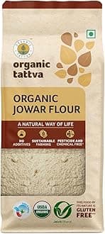 Organic Tattva Natural Jowar (Sorghum) Flour 1Lb, Certified By USDA