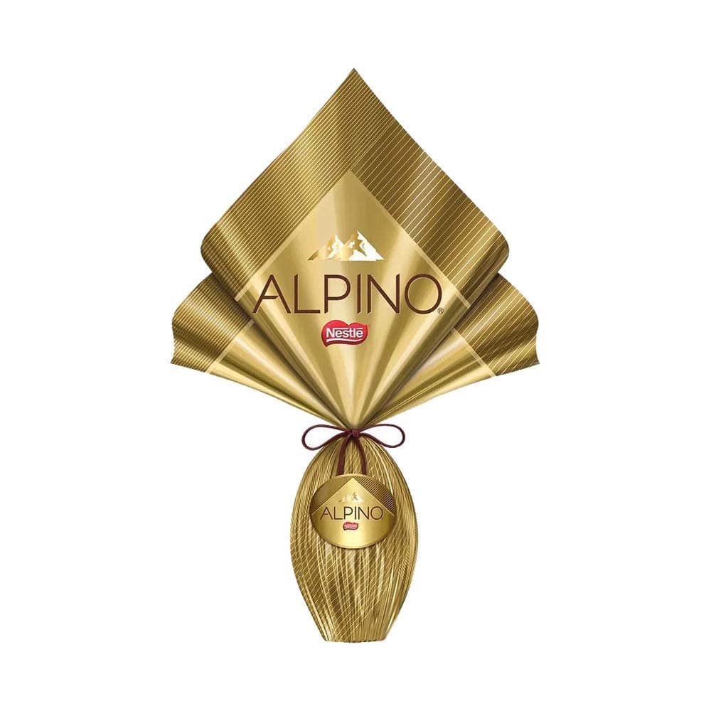 Nestlé - Alpino - Milk Chocolate Easter Egg - 6.53 Oz (PACK OF 1) | Ovo de Páscoa de Chocolate ao Leite - 185g