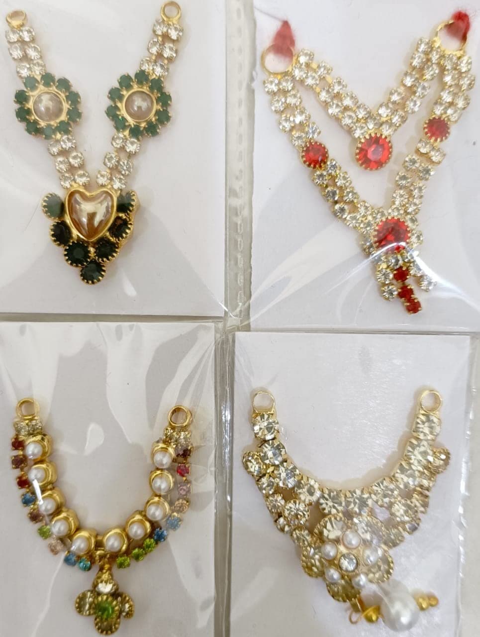 Silk Ladoo Gopal Shringar Malas, Multicolor, 499 Grams