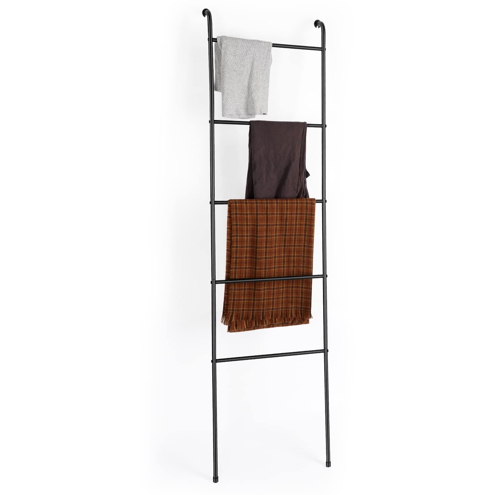 Black Towel Blanket Ladder