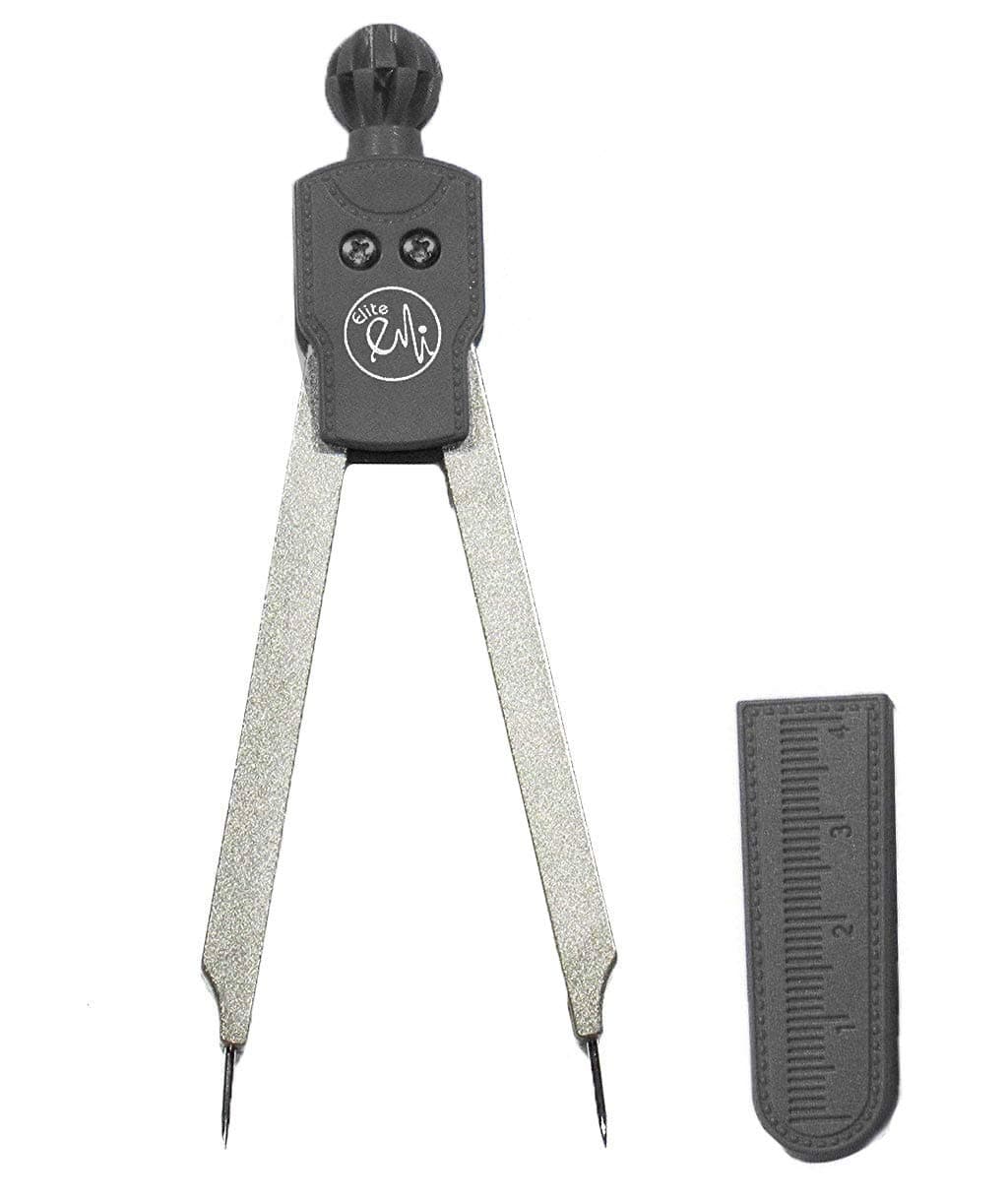 EMI Premium Quality Deluxe EKG ECG Caliper - Chrome Tip with Case and Tip Cover EKG-100