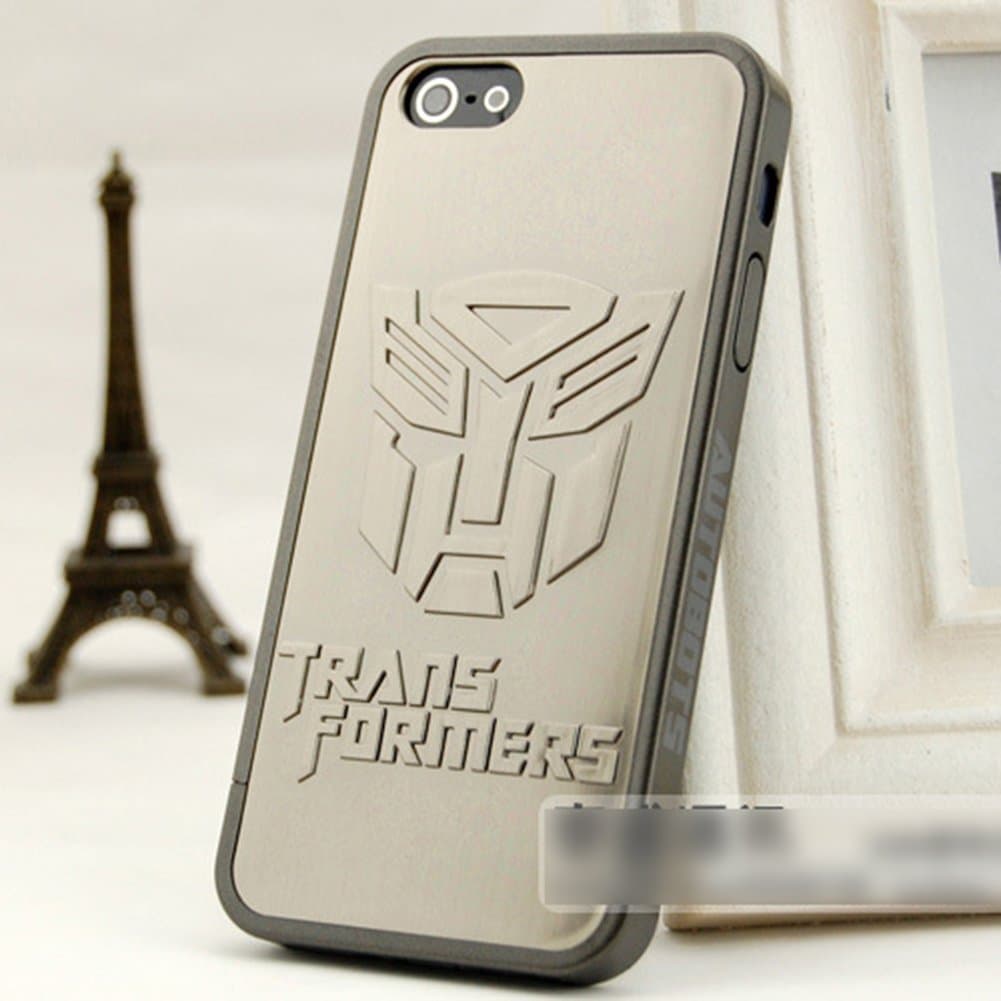 Amtopseller Galvanizing The Avengers Back Cover Shell Bumper Customizing Case for iphone 5/5s (Transformer, Grey)