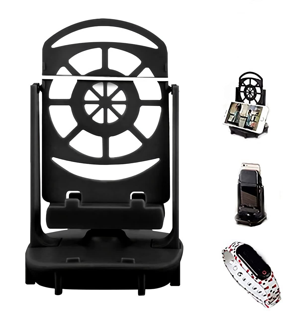 Yadoo Step Counter Compatible for Cell Phone Accessories Pedometer Walker Phone Shaker Phone Swing ,Gotcha Automatic Egg Hatcher Earn Steps, Support 2 Phones… (Black)