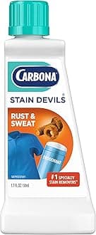 Carbona Stain Devils® #9 | Rust & Perspiration | Professional Strength Laundry Stain Remover | Multi-Fabric Cleaner | Safe On Skin & Washable Fabrics | 1.7 Fl Oz, 1 Pack