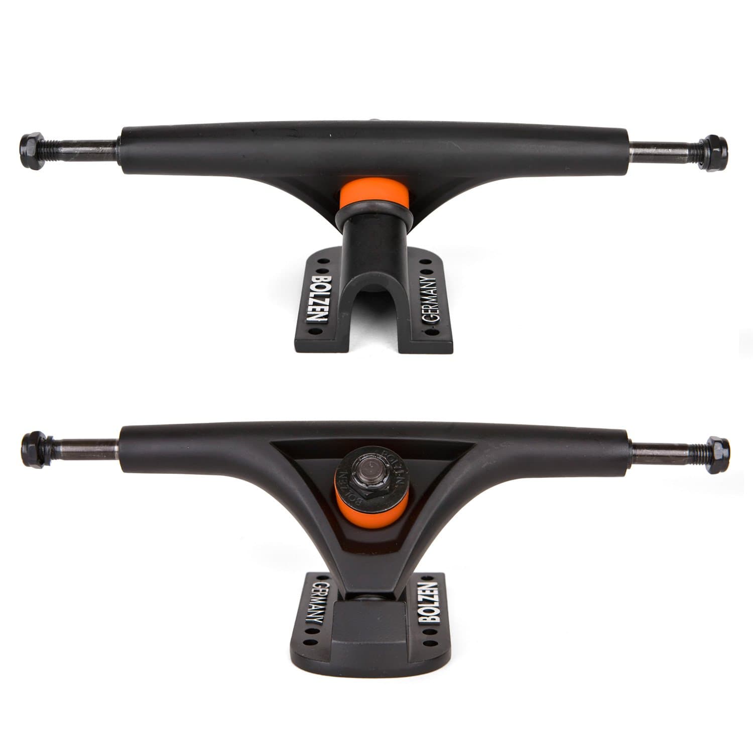 Bolt Black Longboard Trucks - 180 MM - 50 MM-Pack of 2–allround Longboard Trucks