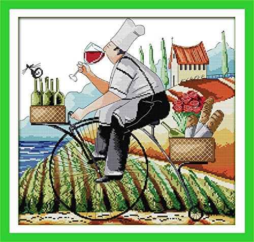 Aello Counted Cross Stitch, Enjoy Life (b) - 11CT