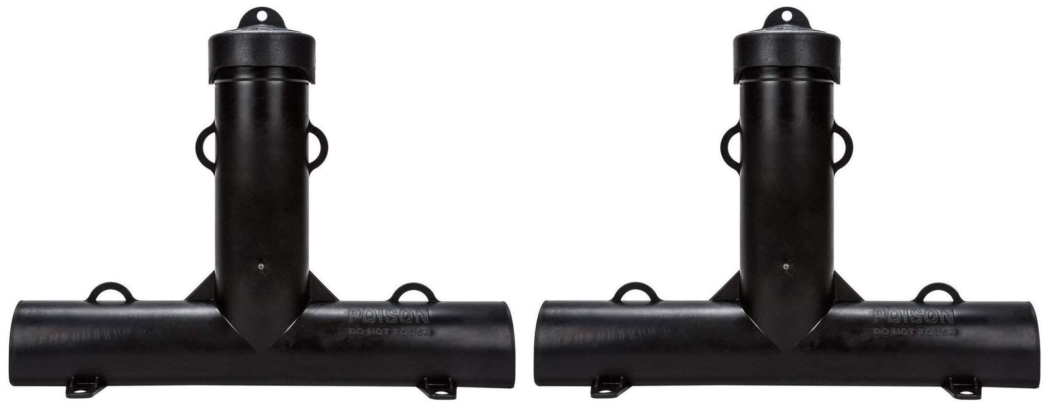 Home Pest Lures - Top Loader Bait Station, Modern Style - 2 Pack - Plastic