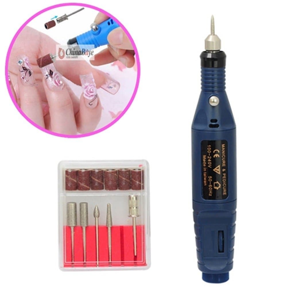 Mini Multi-use Electric Nail art Drill Pen-shape Manicure Machine Engraver Rotary Detail Carver