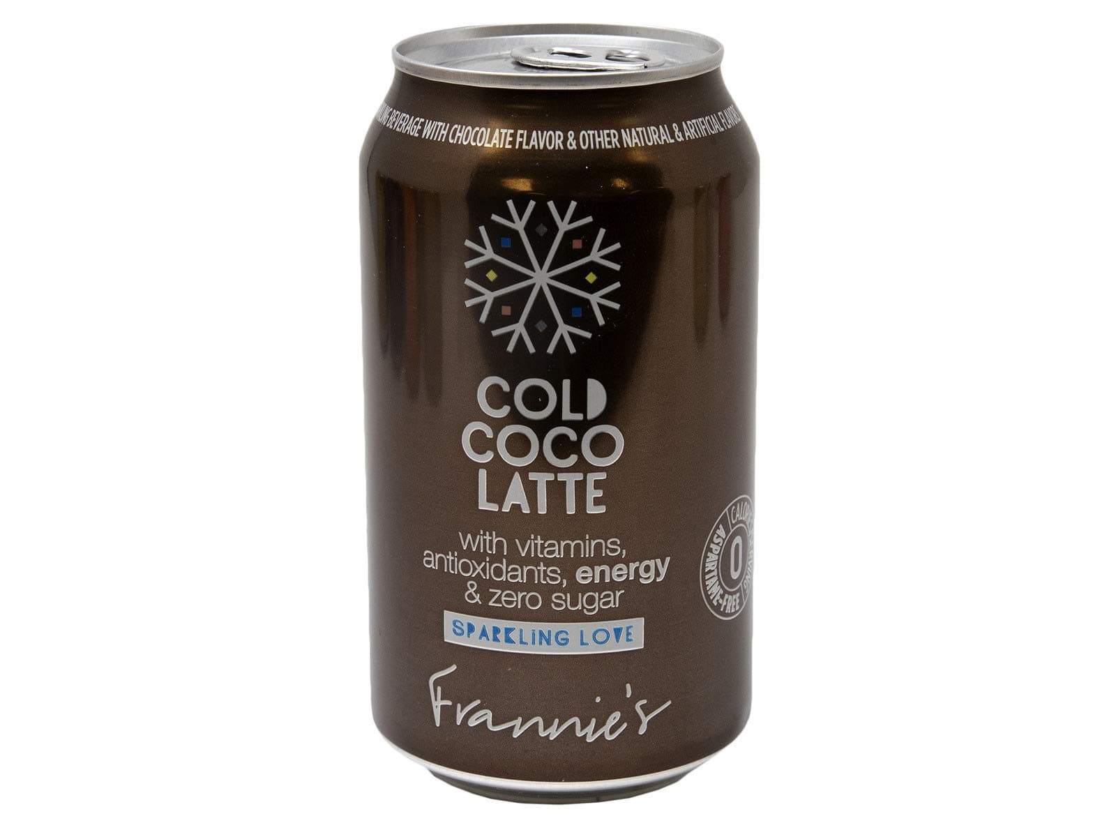 Frannie’s Sparkling Cold Coco Latte, Protected With High-Density Foam, 12 Oz. (12 Ounce (Case of 24))