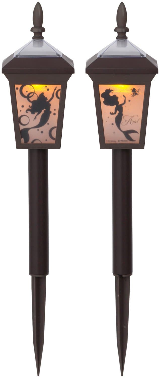 Princess Silhouette Garden Solar Light 2 Set (Ariel)