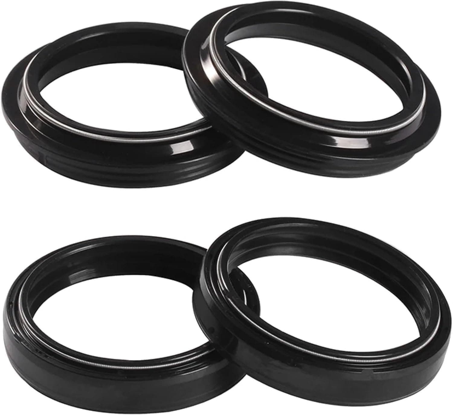 Front Fork Dust Seal For RM-X450Z L0-L2 2010-2012 47x58x11 Front Fork Oil Seal & Dust Cover Motorbike Shock Absorber Front Fork Damper Oil Seal & Dust Seal