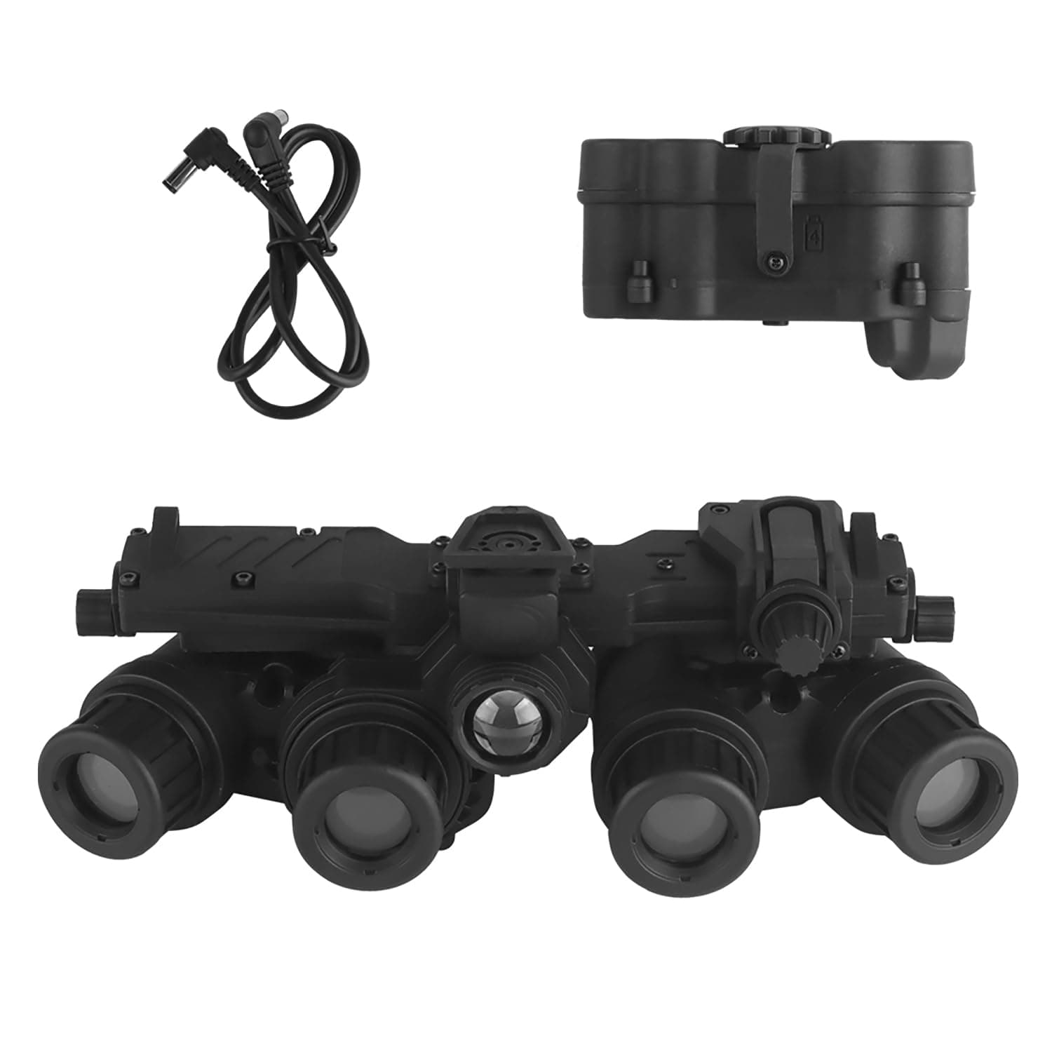 Dummy Tactical AN/PVS31 Model, Dummy Night Vision Goggles for Tactical Helmet NVG Mount Airsoft Cosplay Display Movie Props-No Function