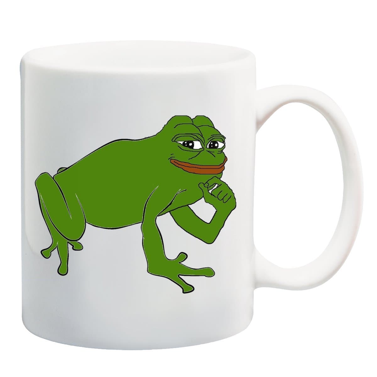 Smug Pepe Frog T-Shirt Mug
